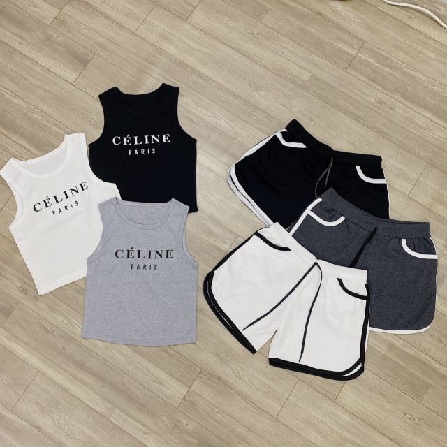 [HCM]Áo thun in 3 lỗ croptop