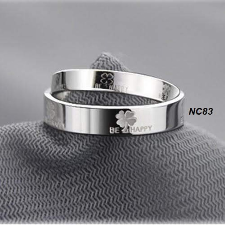[HCM]Nhẫn cặp tình nhân inox giá rẻ NC83 giá 1 chiếc (g)