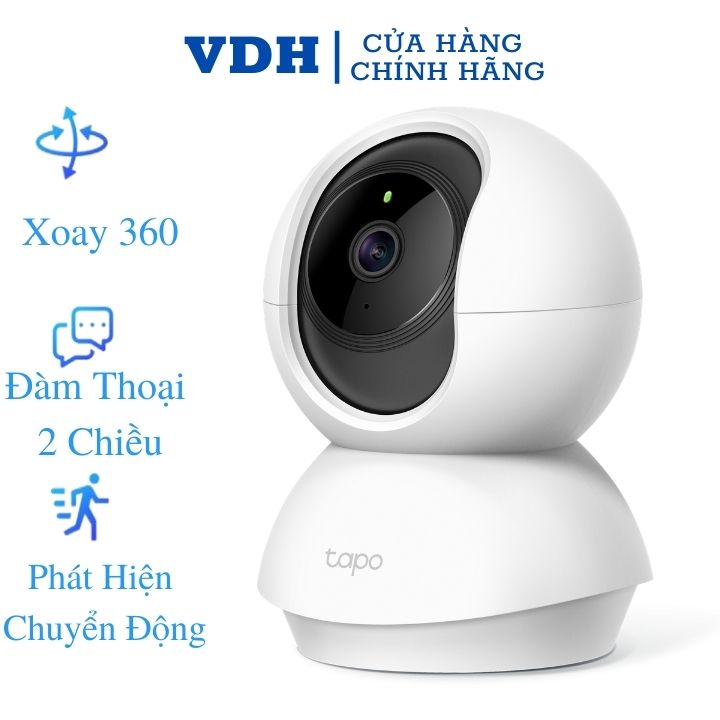 Camera wifi tp-link tapo c200 1080p home security panel directional 360, ip camera rotate 360 talk 2 way genuine