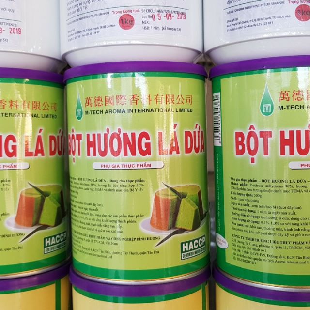 Hương lá dứa bột m-tech