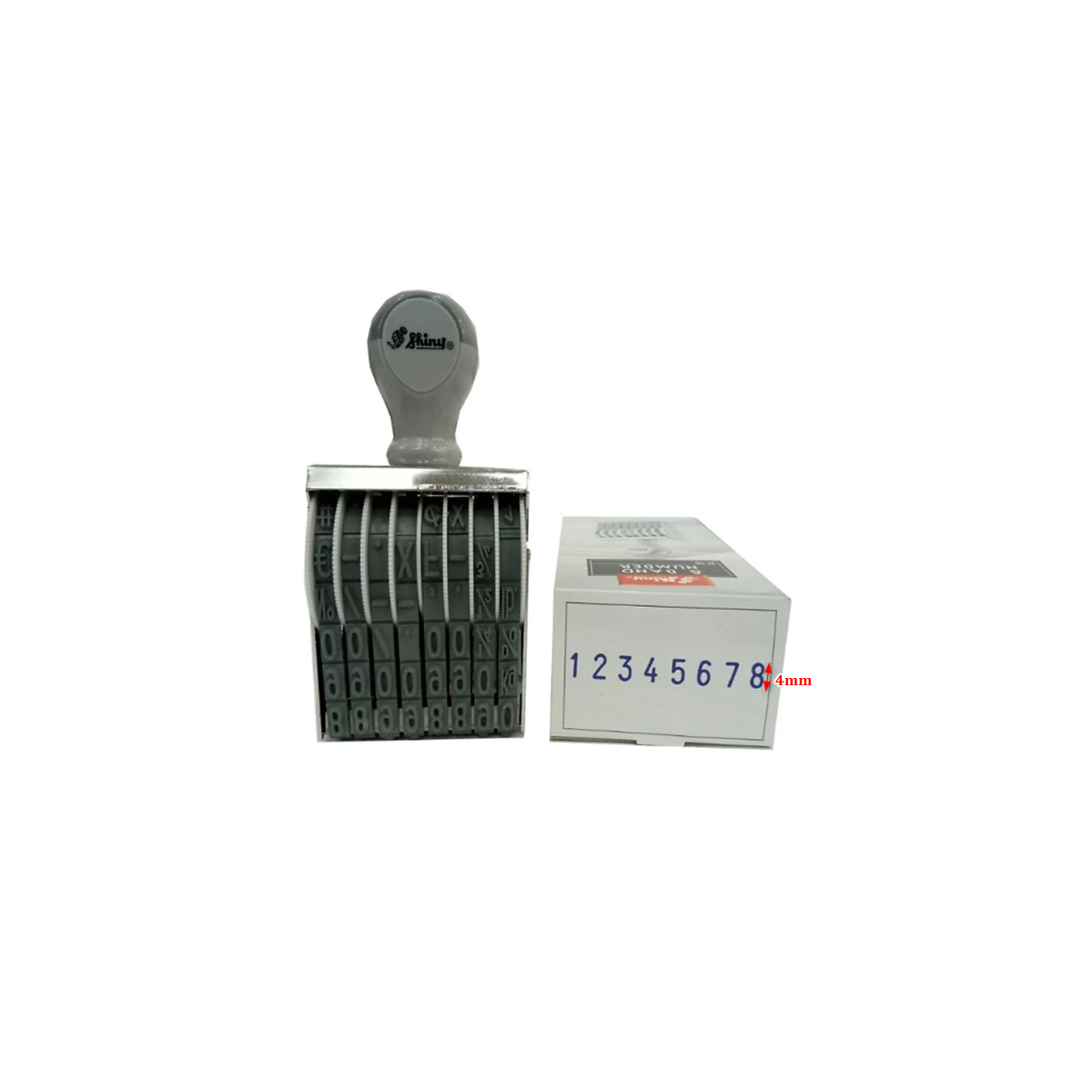 Dấu Cao Su Shiny N-48 (8 Số 4mm)