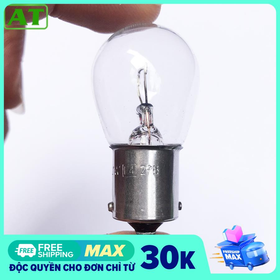 Hộp 10 Bóng Đèn Hậu Ô Tô Chân Cài 24V 21W (Một Tóc)