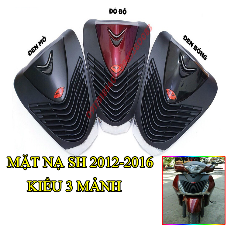 MẶT NẠ TRANG TRÍ CHO SH 2012-2016 KHÍT ( KIỂU 3 MẢNH KIỂU Ý)