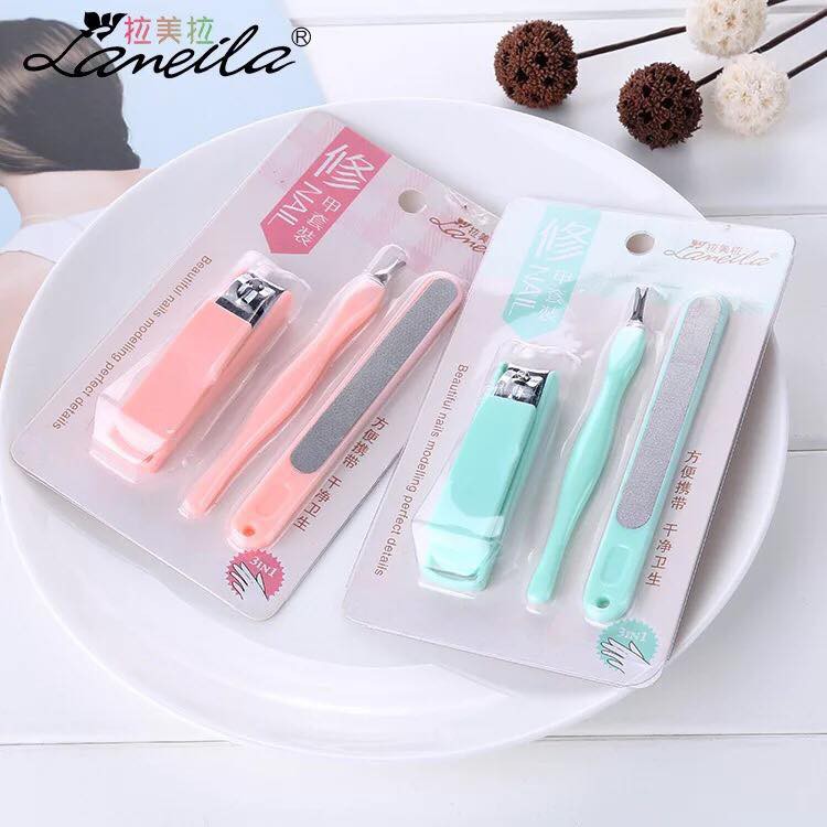 Bộ bấm móng , dũa móng tay 3 món