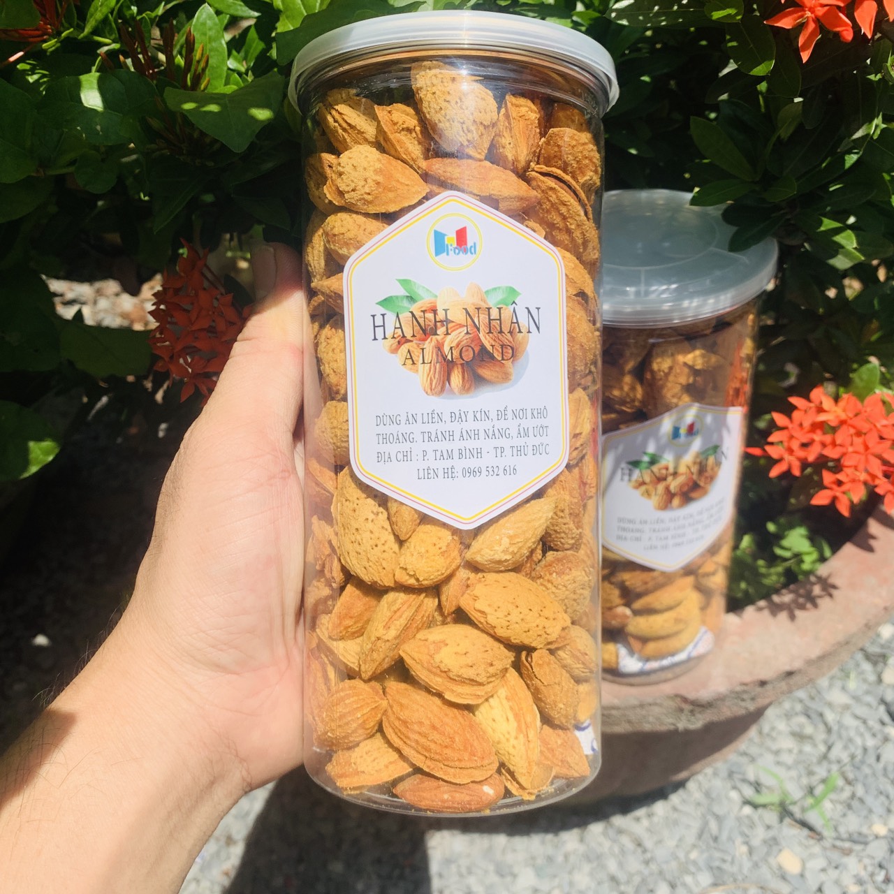 Hạnh Nhân Rang Bơ | Hũ 500.Gram