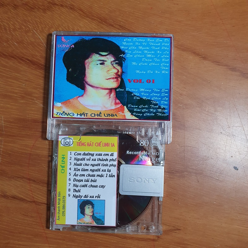 [MDCD] Bộ 2 Đĩa MD Chế Linh 1 - Trước 1975