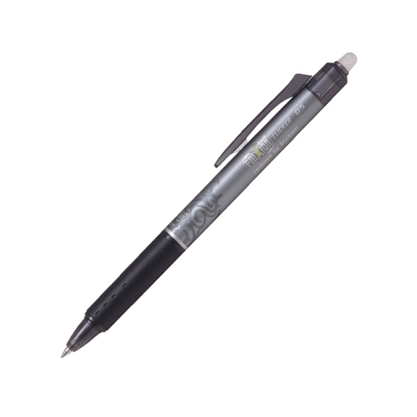 Bút bi bấm xóa được pilot frixion 0.5mm - màu đen