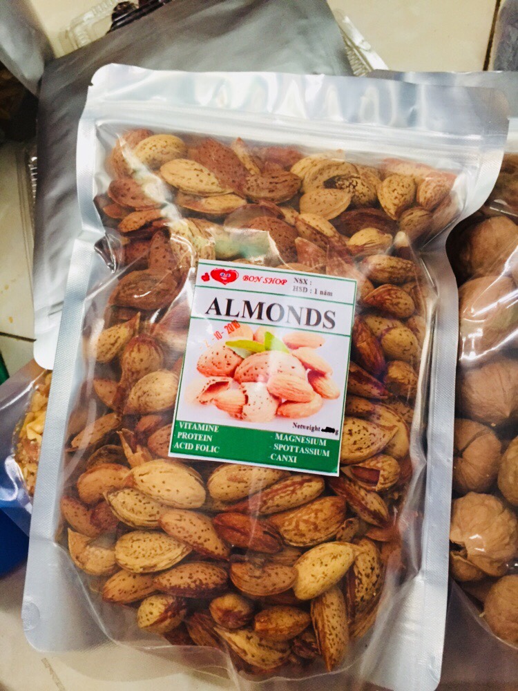 Hạnh nhân rang bơ thơm ngon 500g