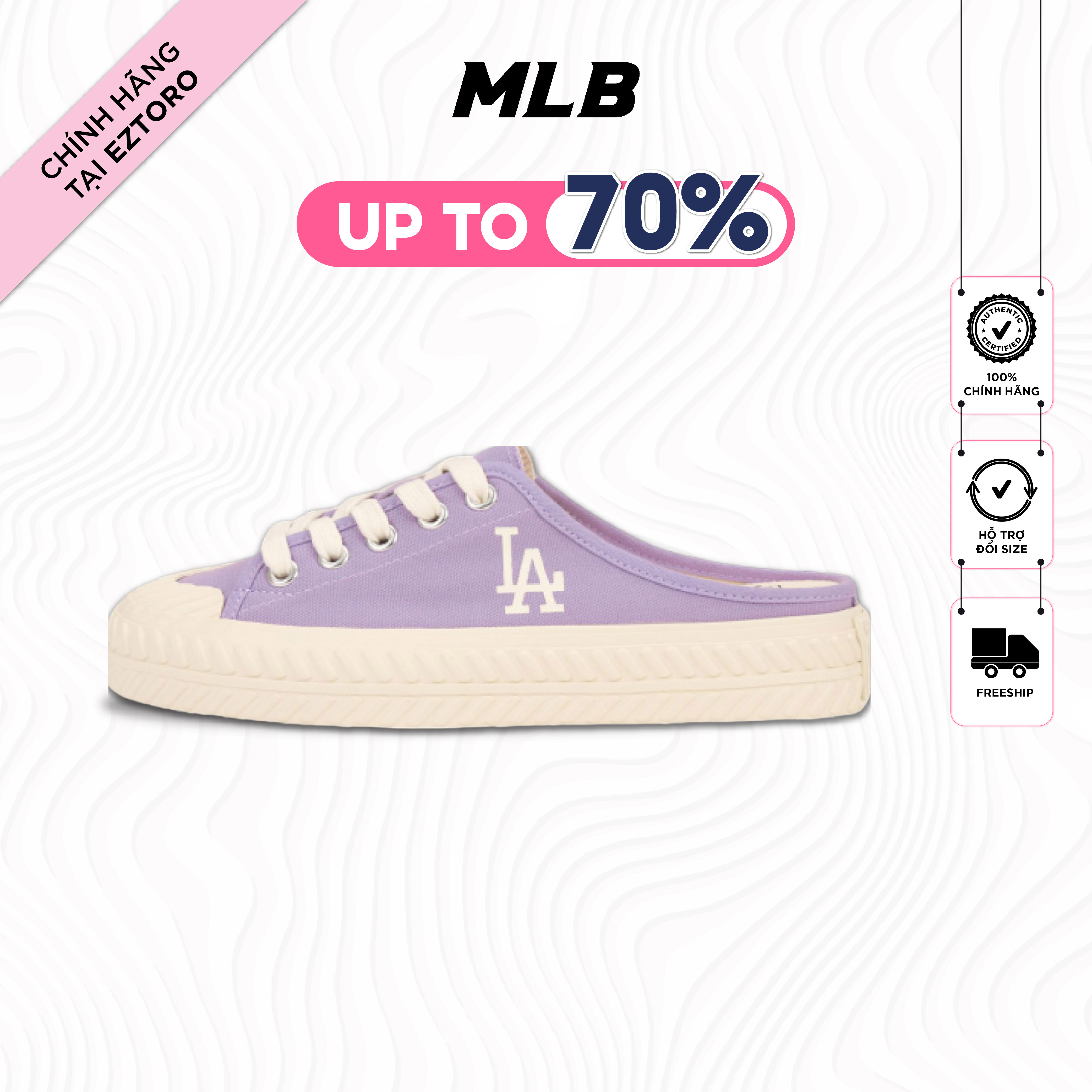 [Full màu 100% Authentic Korea] Giày Mule MLB Playball Origin Mule - Giày đạp gót cho nam nữ