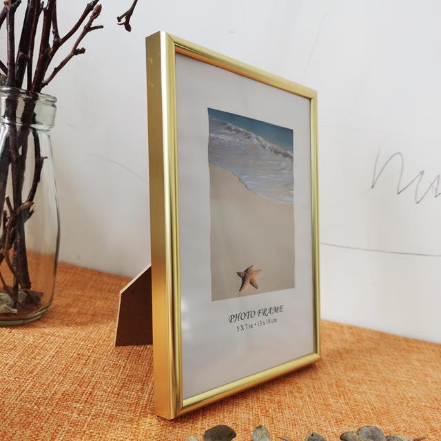Aluminum Photo Frame For Wall Hanging With Plexiglass Metal Picture Frame For Pictures Poster Frame Classic Certificate Frame