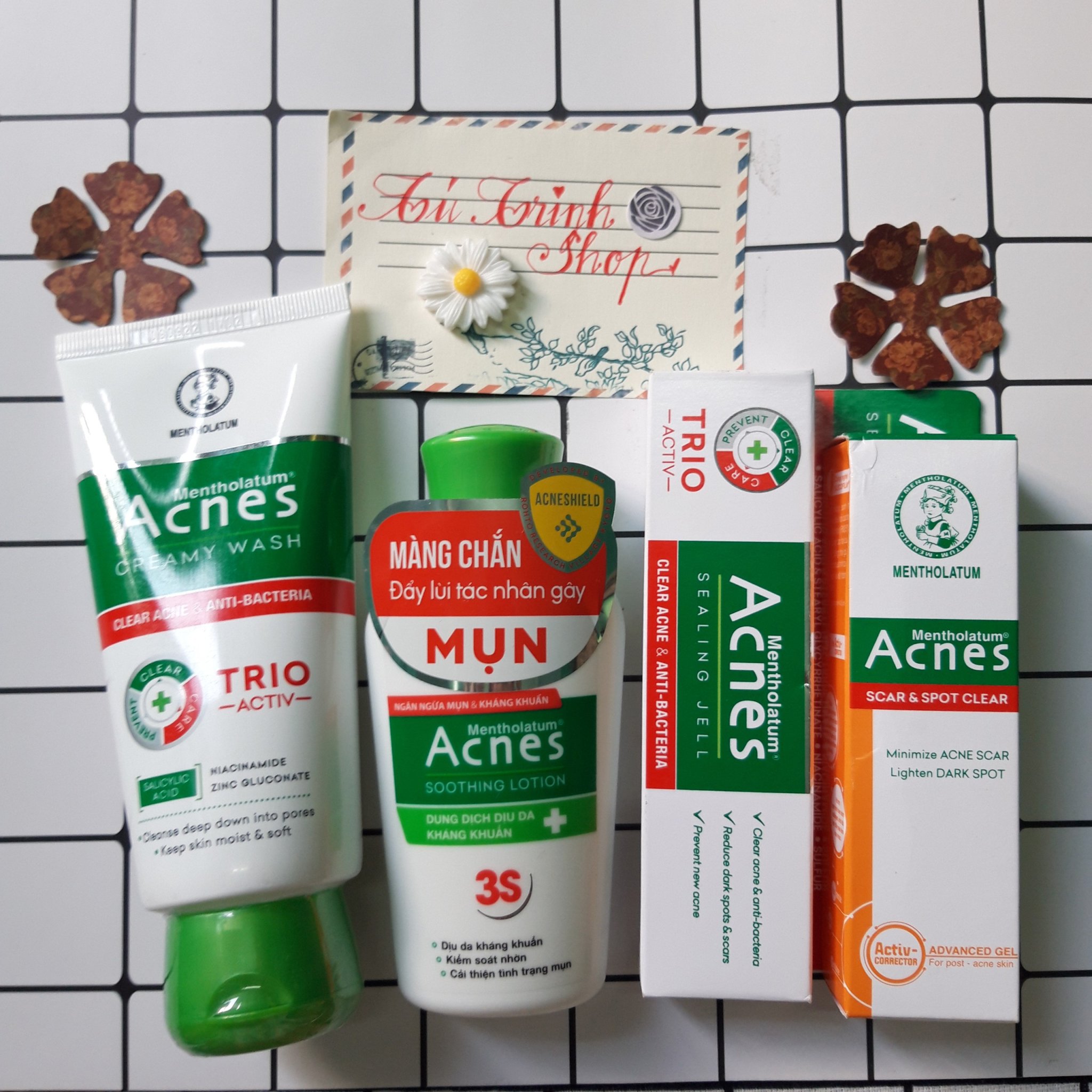 Combo 4 Món Chăm Sóc Da Loại Lớn (srm 100g+1gel 18g+1gel 10g+ dd 90ml)