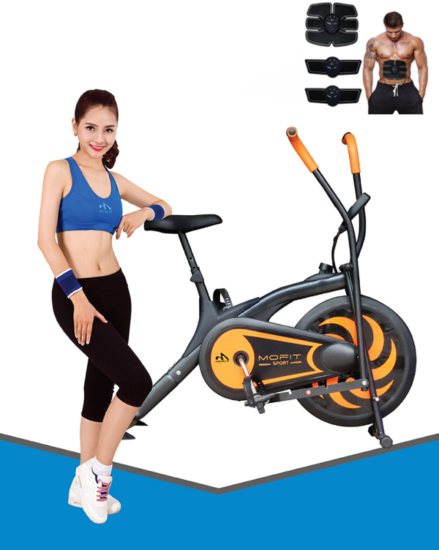 Xe Đạp Tập Thể Dục Đa Năng Tại Nhà,Xe Đạp Tập Liên Hoàn MO 2060 + Tặng Kèm Máy Massage Xung Điện