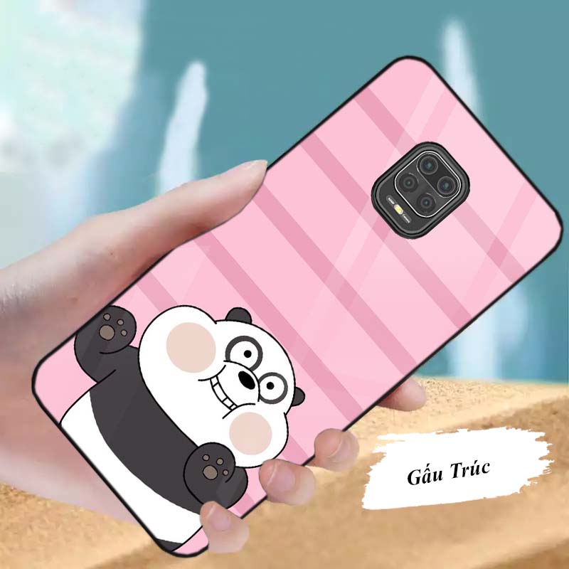 Ốp Xiaomi Redmi Note 9, Note 9S, Note 9 Pro Lưng Kính Cường Lực Sáng Bóng