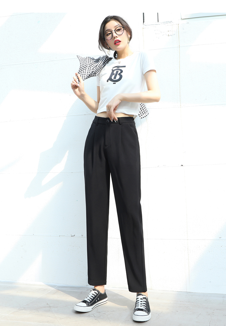 [HCM]Quần tây nữ baggy bigsize màu đen