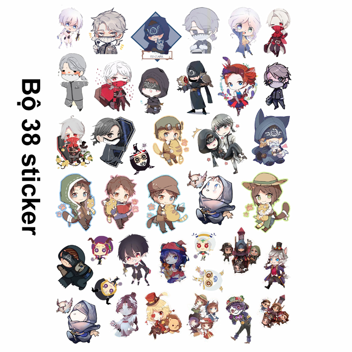 [HCM]Sticker / Hình dán game Identity V (Random)