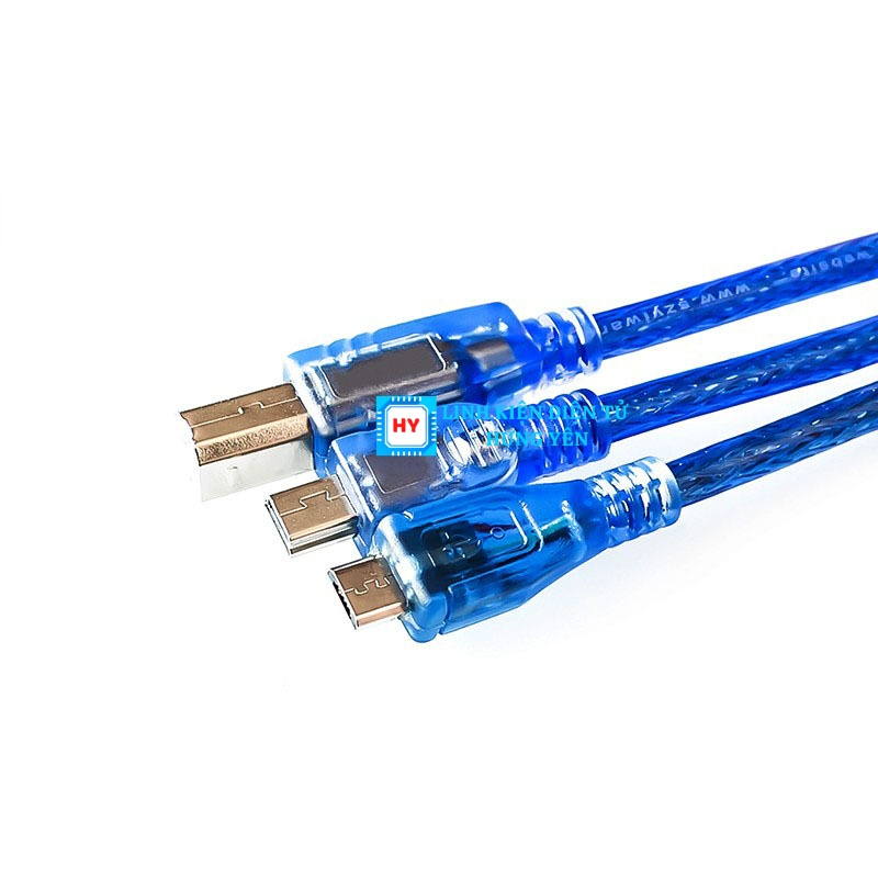 Dây Cáp Nạp code Arduino R3 / Mega2560/ Nano/ Node MCU (Cáp Mini USB - USB 2.0 Type B , Cáp USB Máy In)