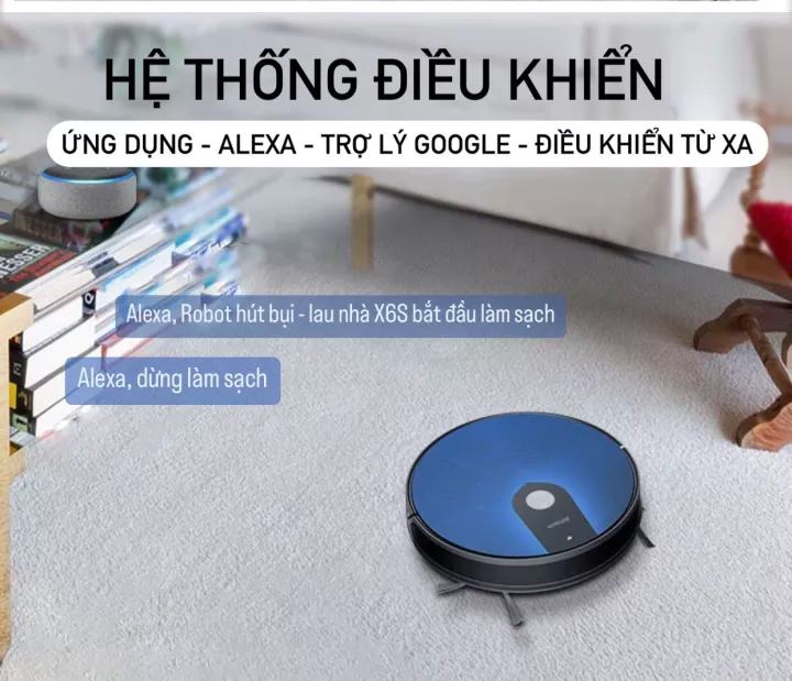 Robot hút bụi lau nhà KAW / TLC Deebot T8 Max