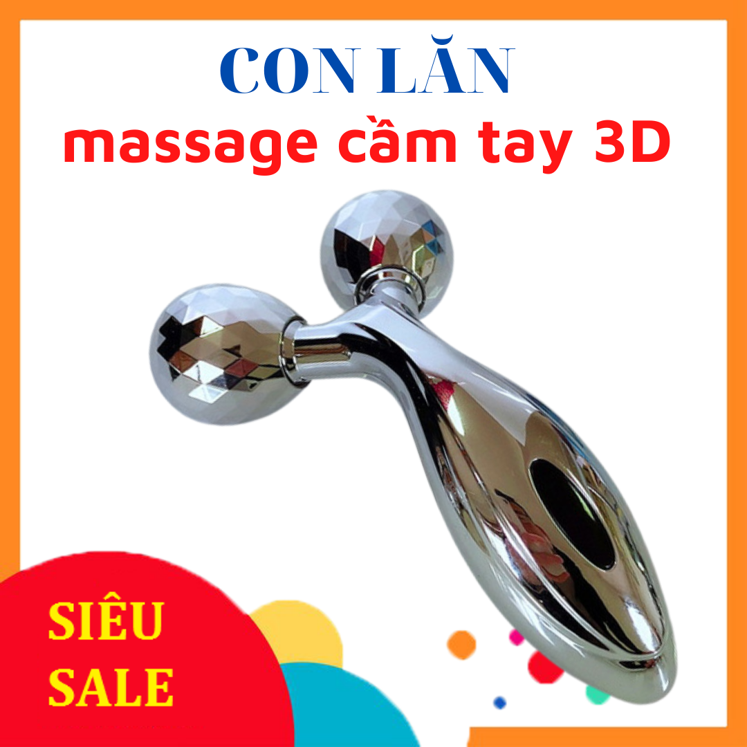 CON LĂN MASSAGE CẦM TAY 3D