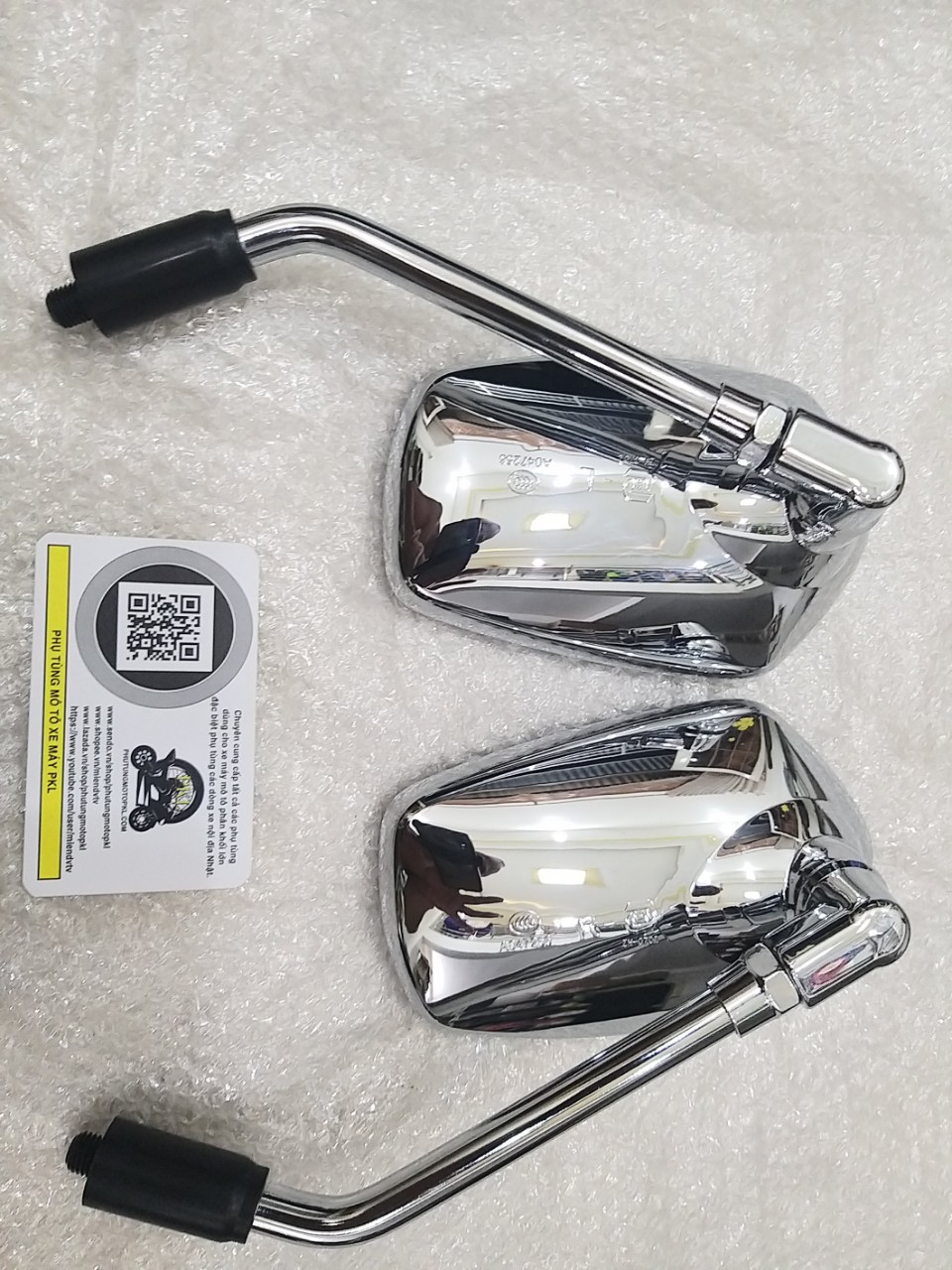 Kính hậu gương chiếu hậu Suzuki EN150 125 HJ125... Nguyên bản phù hợp cho tất cả các dòng xe Honda Yamaha Suzuki và các dòng xe tương ứng Hàng chính hãng Mẫu 1