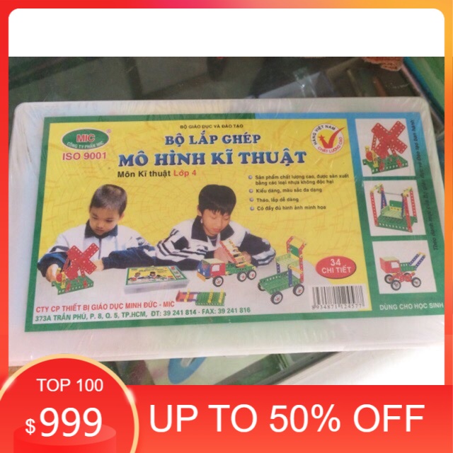 Bộ Lắp Ghép Kỹ Thuật Lớp 4 CHương trình mới