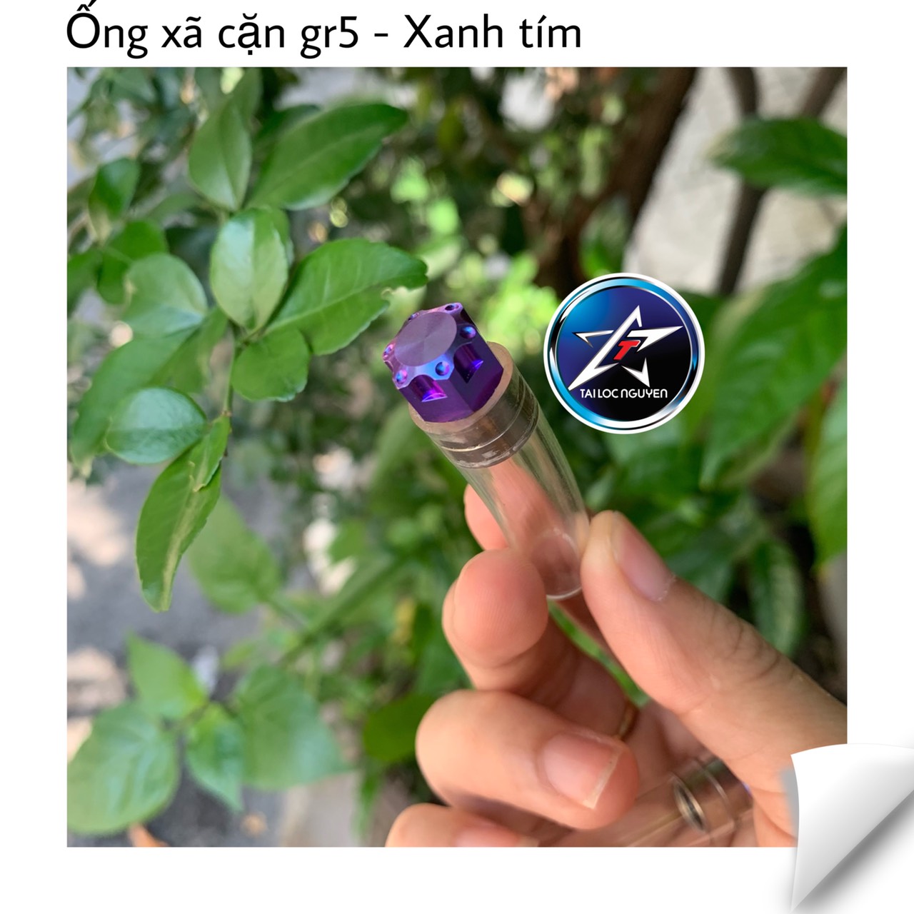 Ống xã cặn lọc gió gr5 titanium