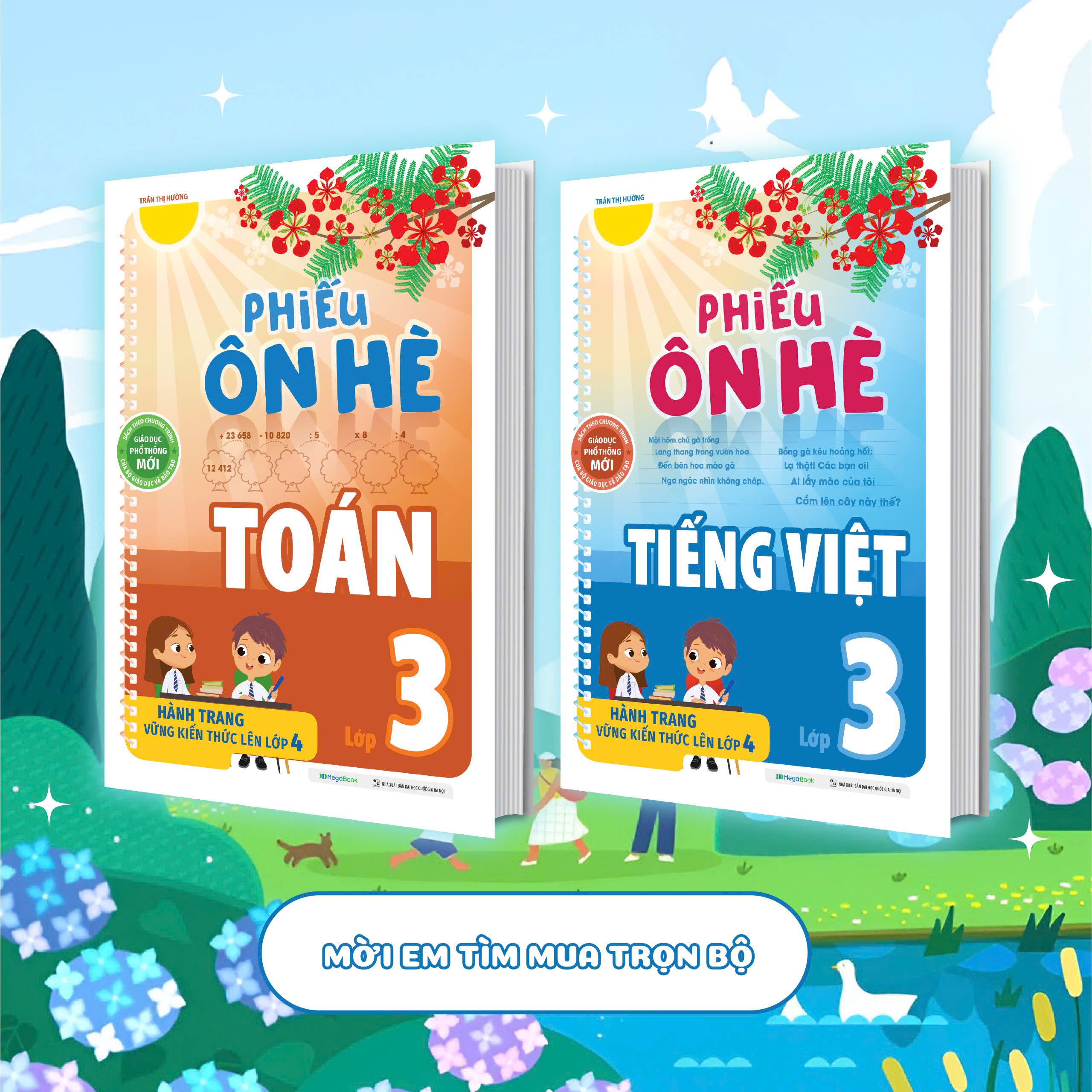 Sách Phiếu ôn hè Tiếng Việt lớp 3