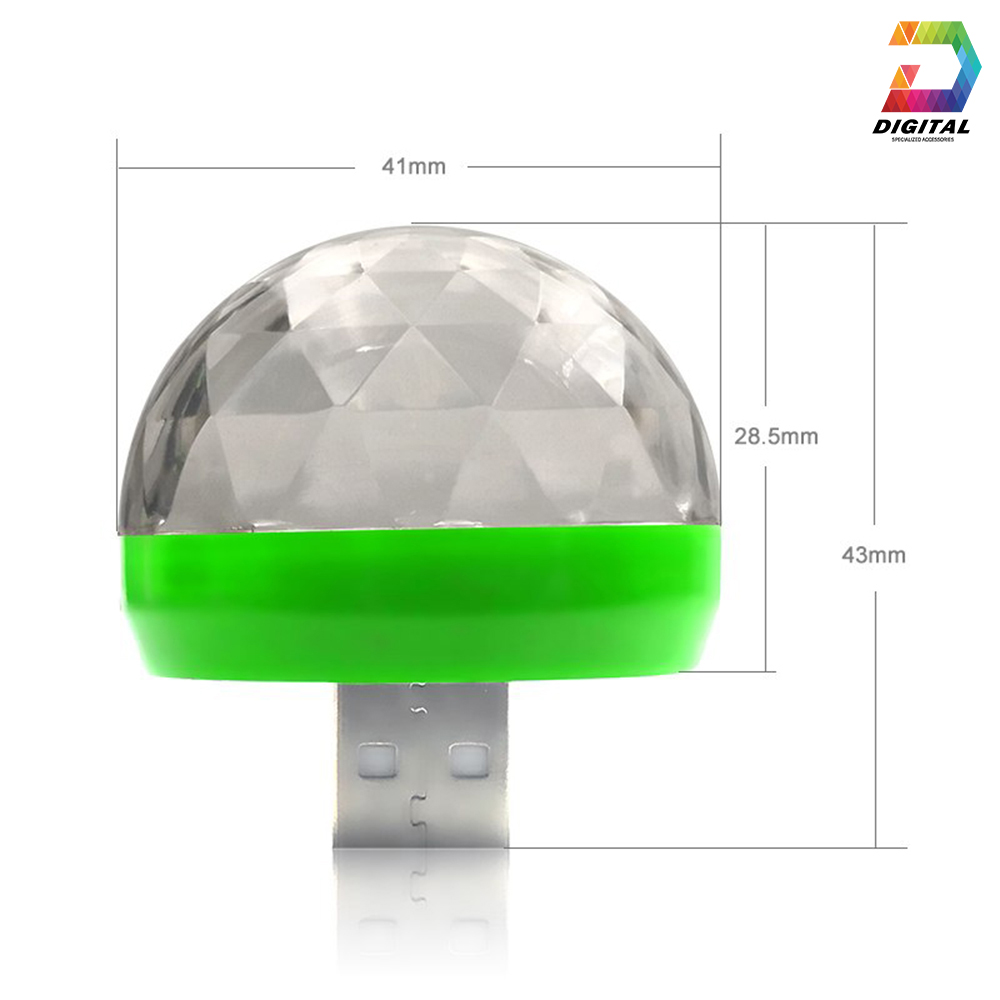 Đèn Led Vũ Trường Mini Cảm Ứng Theo Nhạc