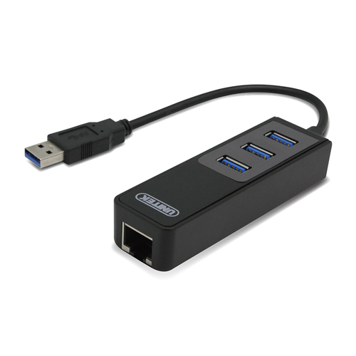 Hub usb 3.0 3 ports + lan unitek - hàng chính hãng