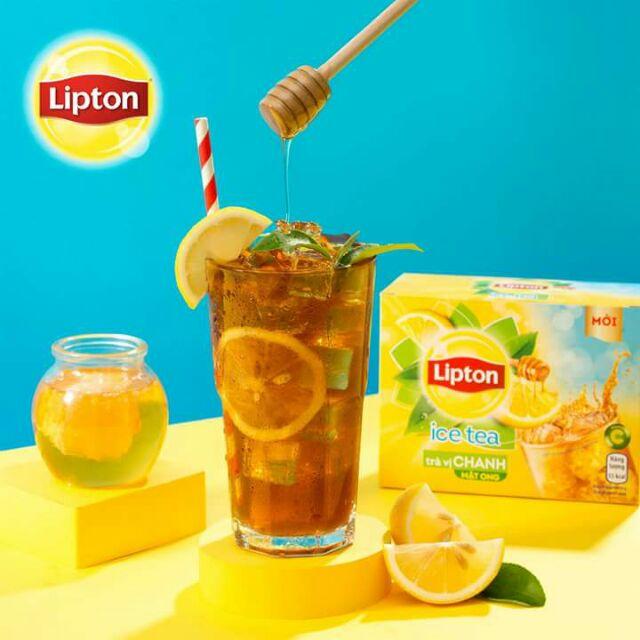 Trà Vị Chanh Mật Ong Lipton 224g