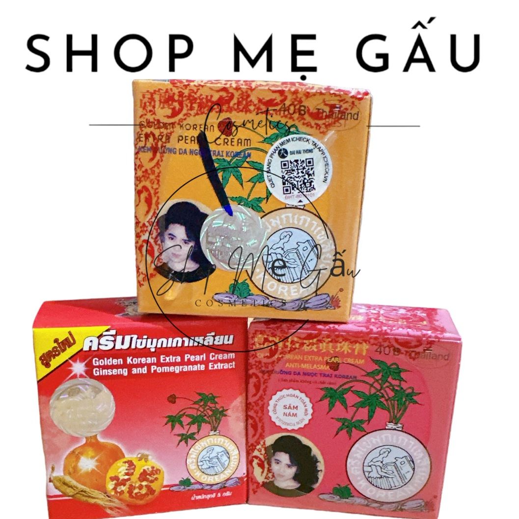 Lẻ 01 hộp kem sâm vàng, đỏ, hồng thái