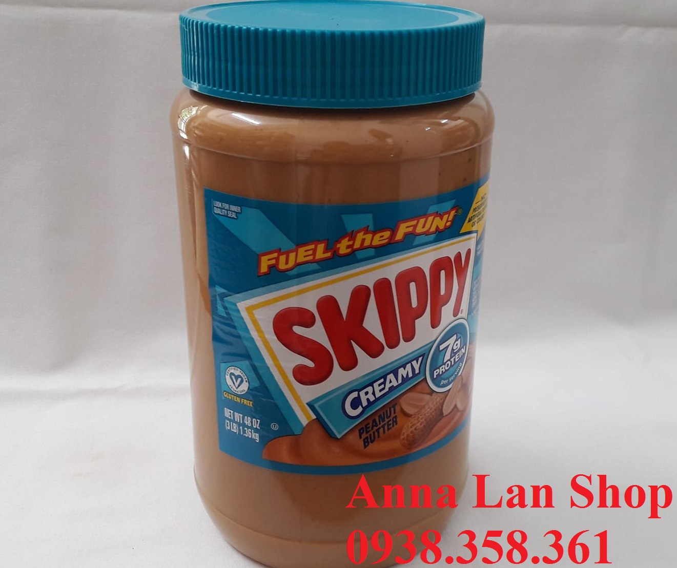 Bơ đậu phộng loại mịn Skippy Mỹ