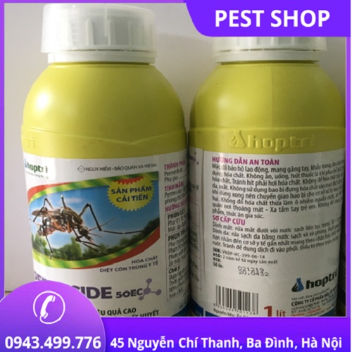 [XẢ KHO] hóa chất diệt côn trùng Permecide 50EC chai 50ml