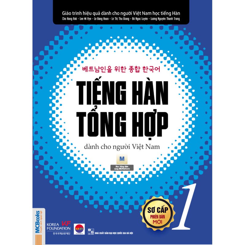 Sách - Tiếng Hàn Tổng Hợp Dành Cho Người VIệt Nam - Sơ cấp 1