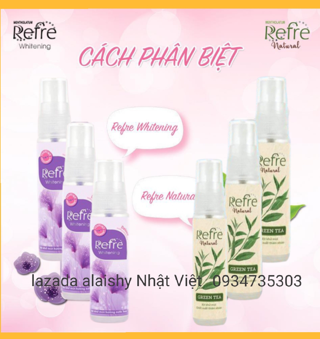 Combo 6 chai xịt khử mùi Refre 6ml/ chai