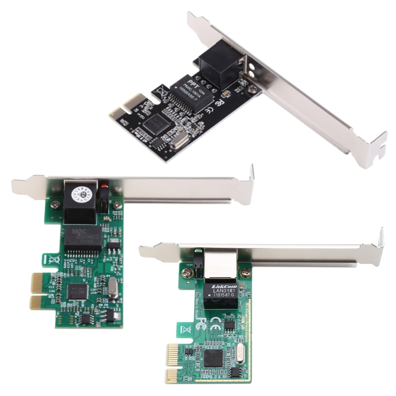 Wireless LAN Gigabit Ethernet LAN PCI Express PCI-e Controller Network Card New