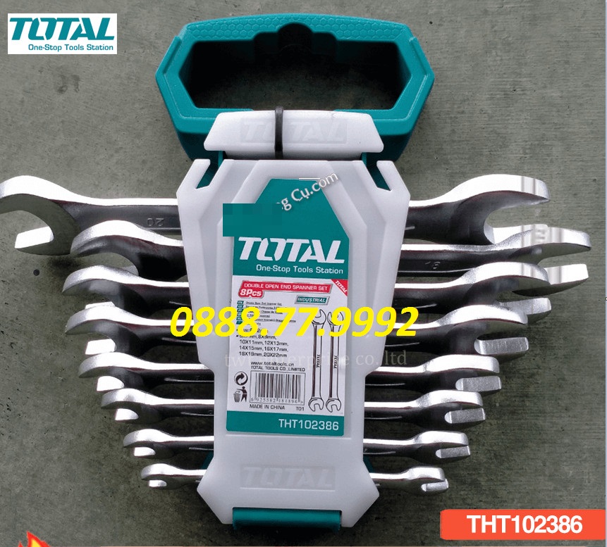Bộ cờ lê miệng (6-22mm) Total THT102386