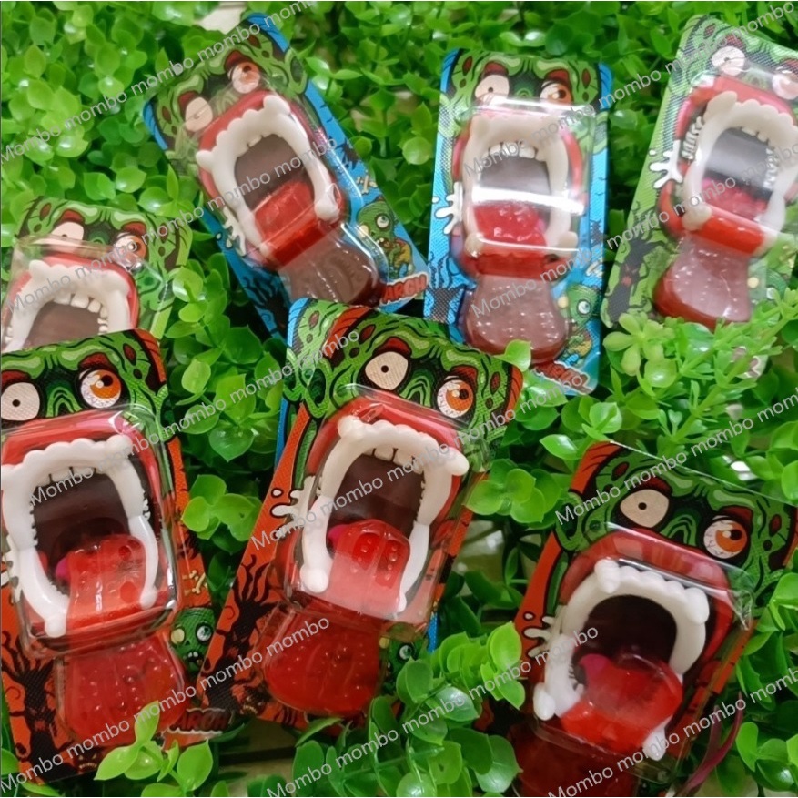 kẹo dẻo lưỡi hàm răng halloween