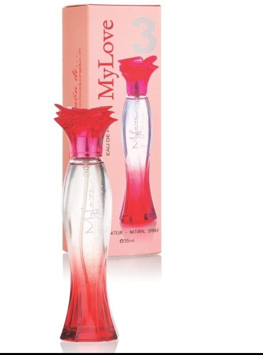 Nước hoa My Love chai 35ml màu đỏ số 3