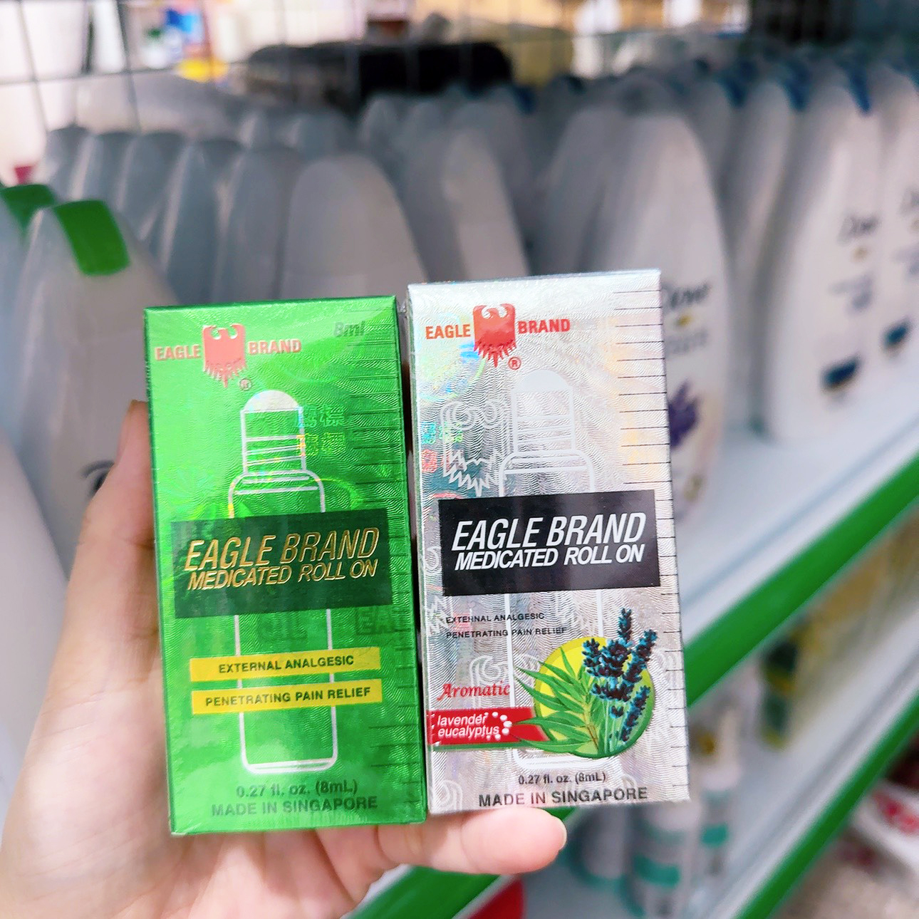 Dầu gió Trắng hiệu Con Ó Eagle Brand nhập USA