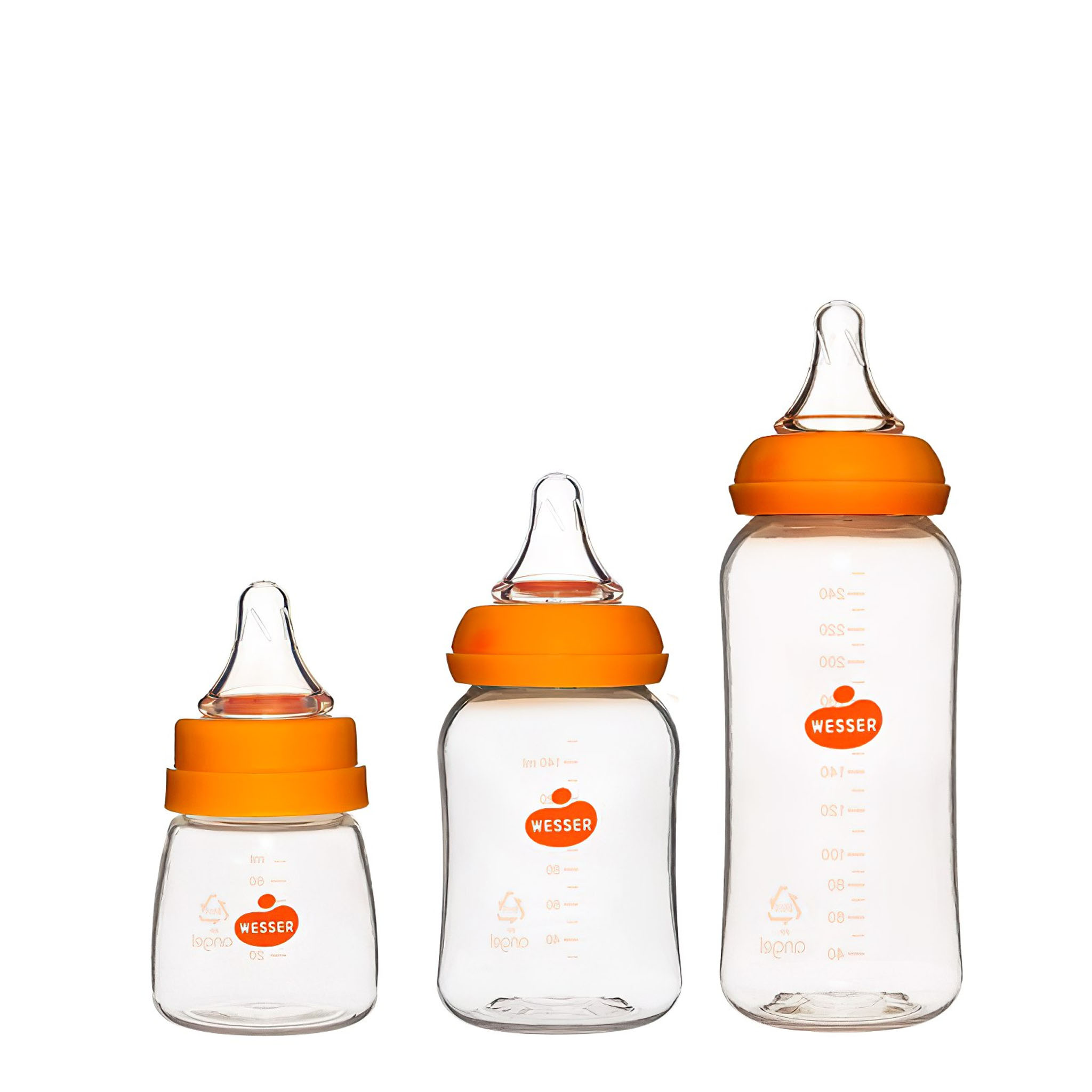 Bình Sữa PP Wesser Cổ Nhỏ 60/140/250ml