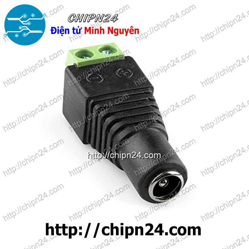 [2 cái] (G28) Đầu chuyển Jack DC ra Domino (2.1mm x 5.5mm 2.5mm x 5.5mm 1.35mm x 3.5mm Đực/Cái)