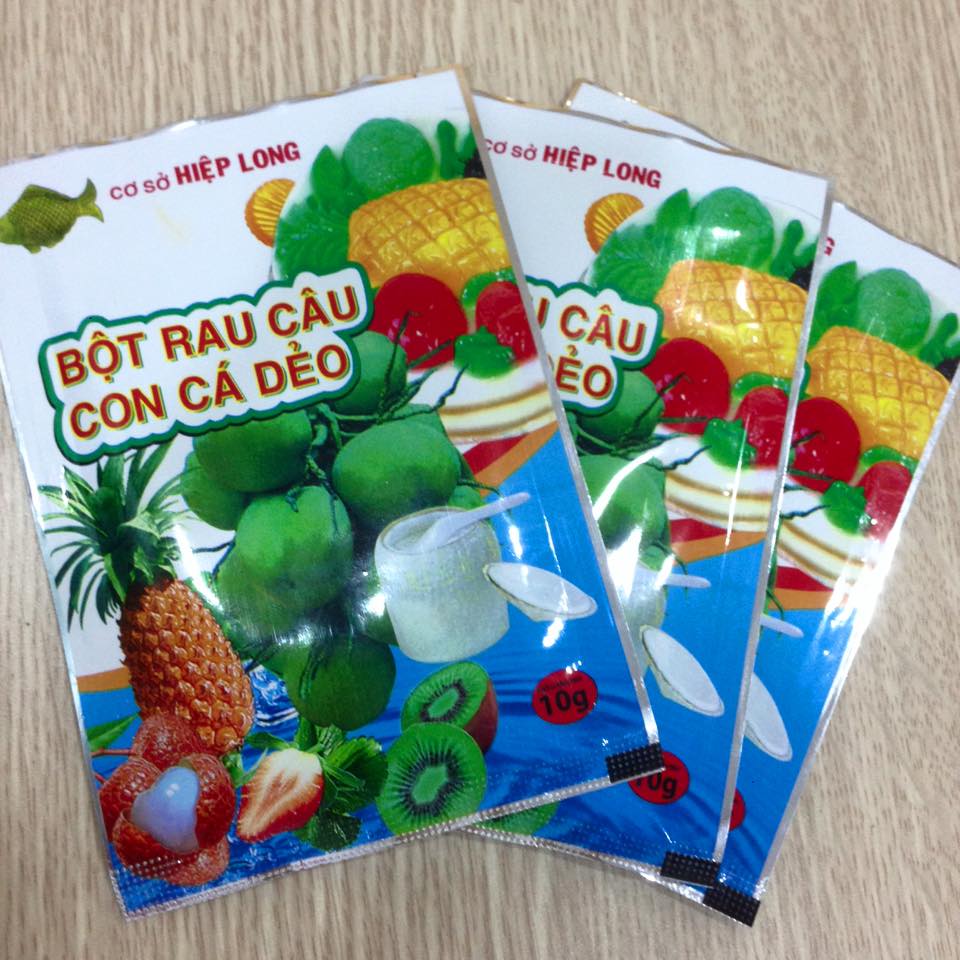 Bột Rau Câu Cá Dẻo Hiệp Long (12x10g) -