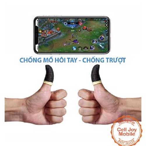 [HCM]Bao tay chơi game ( 1 Bộ gồm 2 bao ngón tay) chuyên dụng chơi game mobile liên quân mobile pubg mobile freefire chống mồ hôi tay giúp thao tác tay mượt hơn. phụ kiện game không thể thiếu khi leo hạng