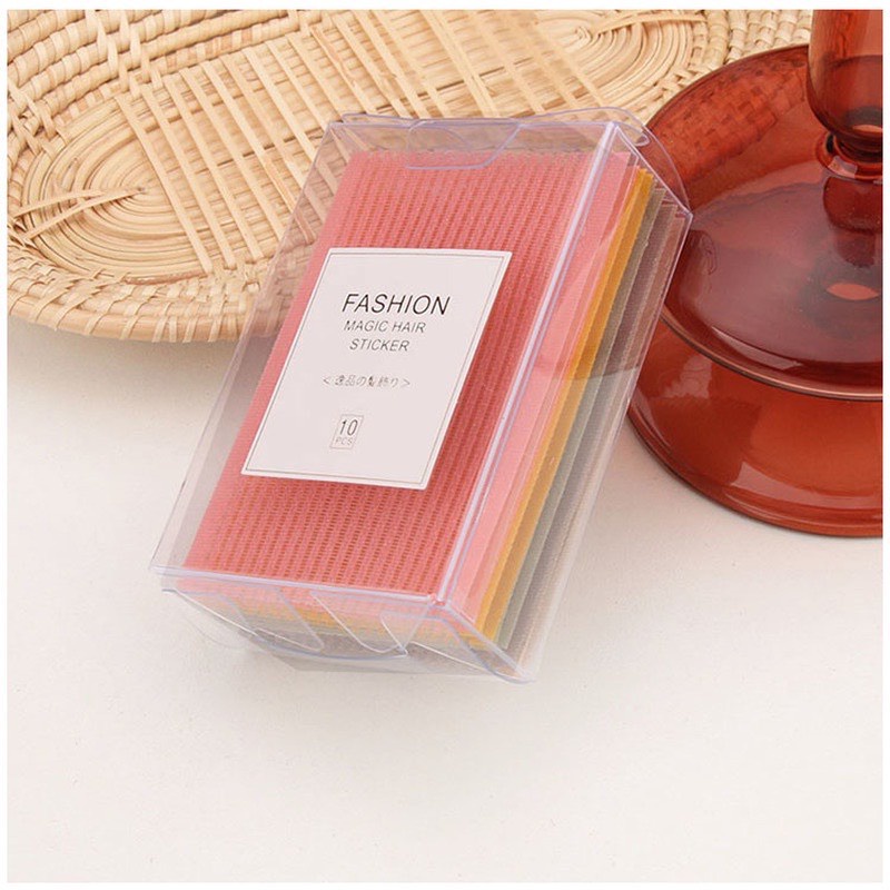 (HCM)Hộp 10 miếng dán cố định tóc mái Color Summer