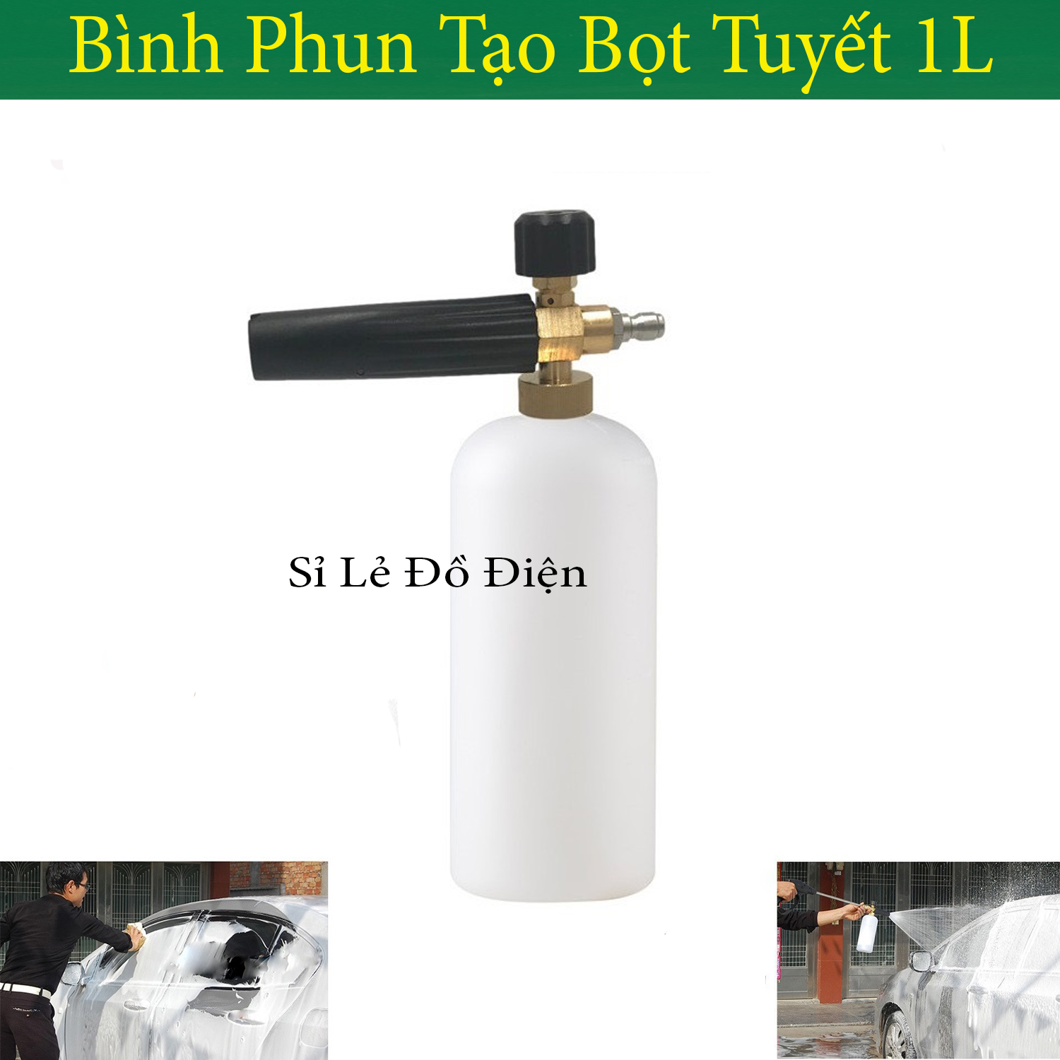 Bình Phun Tạo Bọt Tuyết (Rửa xe) dung tích 1L