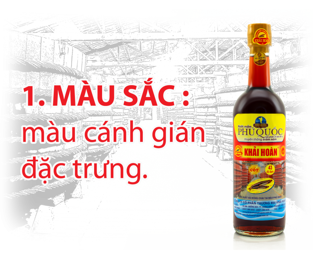 Nước mắm Khải Hoàn chai 1 lít 40 đạm
