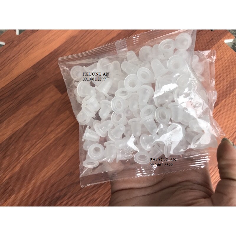 Chum silicon, chum nhựa đựng mực (~100 chiếc)