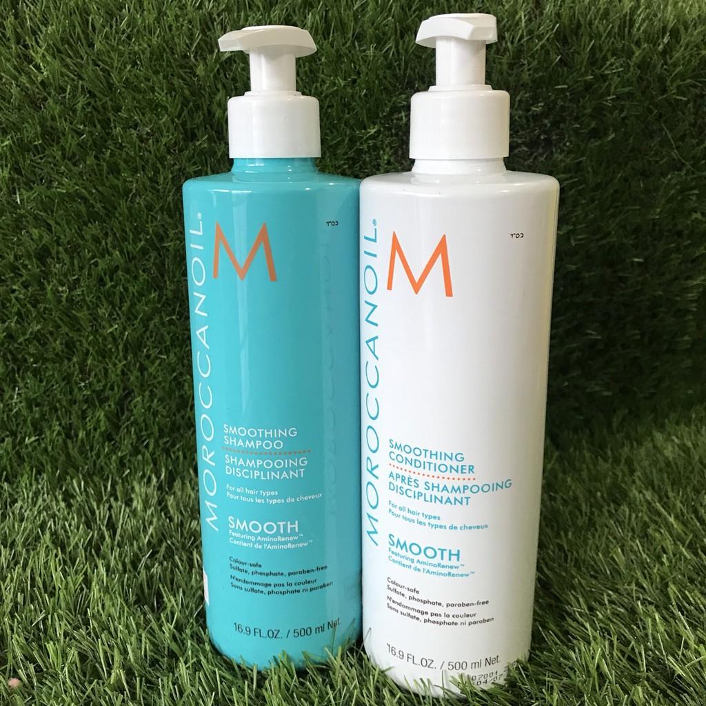[HCM]Dầu gội xả suôn mượt Smooth Moroccanoil 500mlx2
