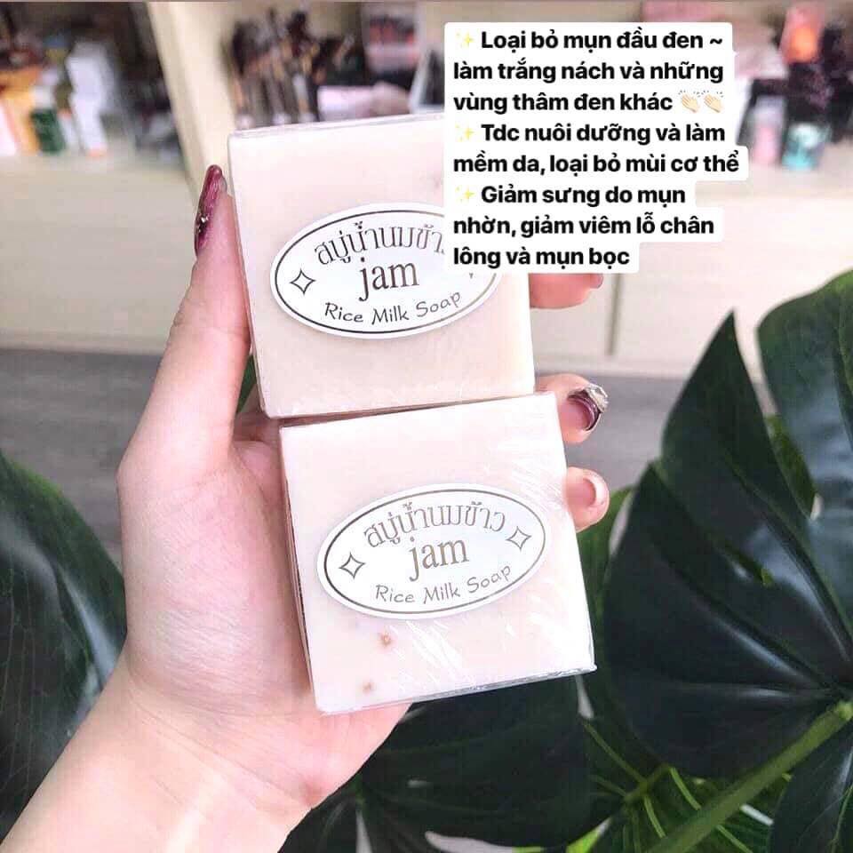 Xà Phòng Trắng Da Sữa Gạo JAM - Thái Lan