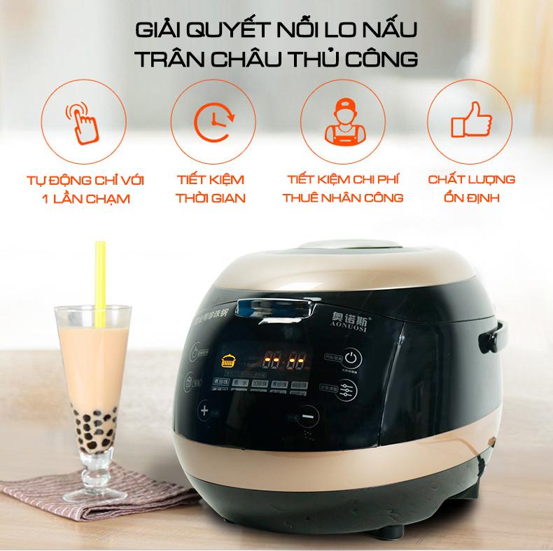 Nồi nấu và ủ trân châu